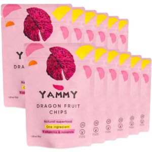 Yammy Dried Dragon Fruit Chips 