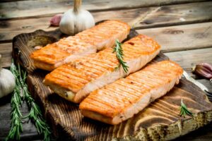 New York Steak & Seafood Set of Fresh Frozen Salmon Fillets 